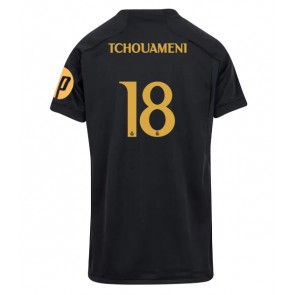 Real Madrid Aurelien Tchouameni #18 Rezervni Dres za Ženska 2023-24 Kratak Rukavima